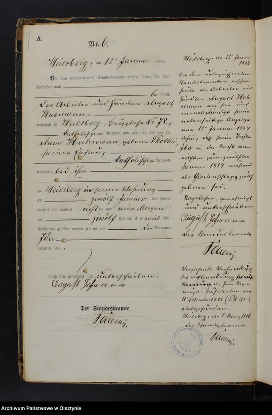 image.from.unit.number "Geburts-Haupt-Register Nr 1 - 201"