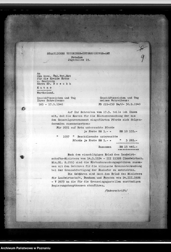 Obraz 13 z jednostki "Veterinär - polizeiliche Grenzüberwachung"