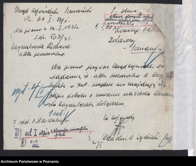 Obraz 12 z jednostki "Różne sprawy."