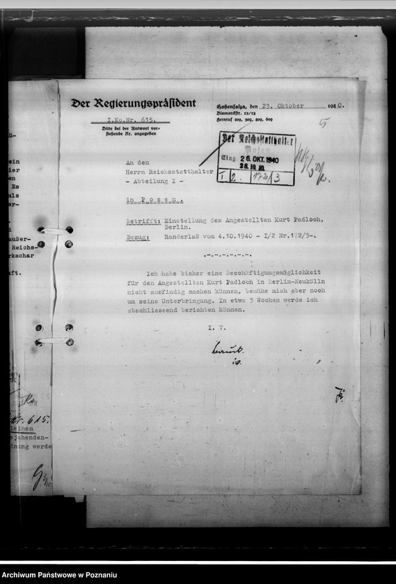 Obraz 9 z jednostki "Padloch, Kurt - komisarz obwodowy"