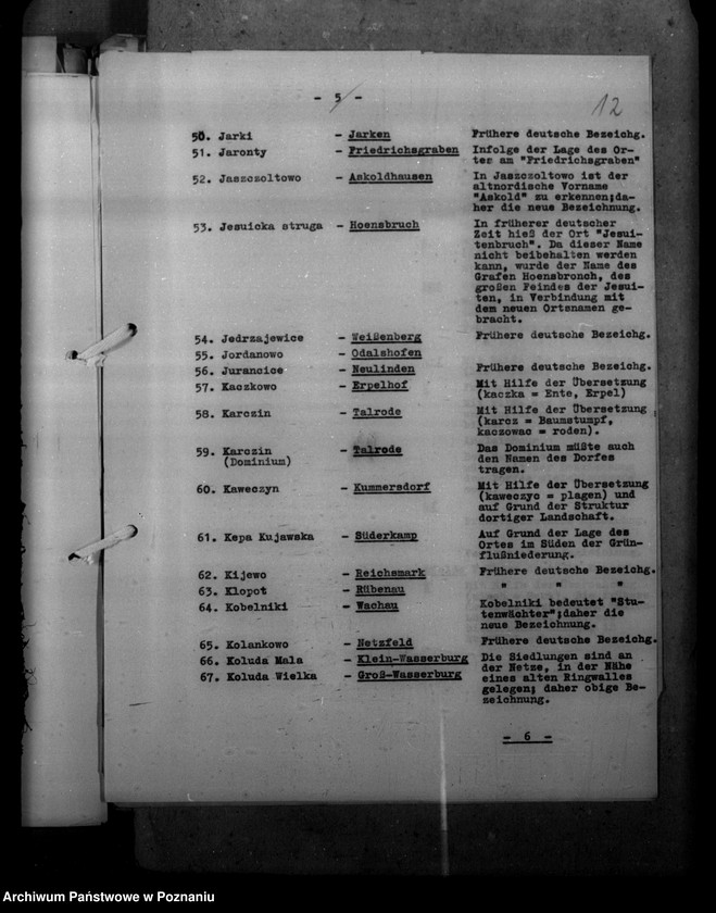 Obraz 17 z jednostki "Ortsnamenänderung Kreis Hohensalza - Inowrocław"