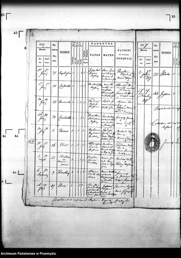 Obraz 7 z jednostki "[Kopie ksiąg metrykalnych parafii Małastów z filiami Ropica Ruska, Pętna (dekanat Gorlice)]"