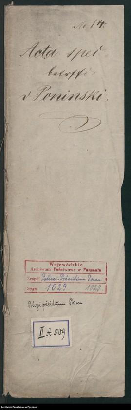 Obraz 2 z jednostki "A. betr. Familie von Poniński"