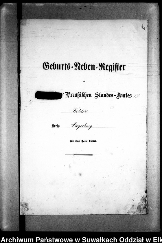 image.from.unit.number "Geburts-Neben-Register des Preussischen Standes-Amtes Kehlen Kreis Angerburg"