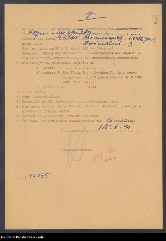 Obraz 20 z jednostki "Małka Abramowicz- drobna sprzedaż artykułów żelaznych w Tuszynie"