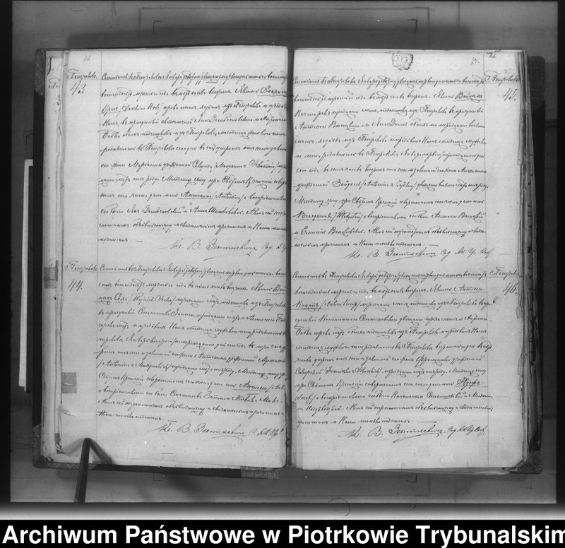 Obraz 14 z jednostki "[Księga duplikat aktów urodzonych, zaślubionych i zmarłych]"