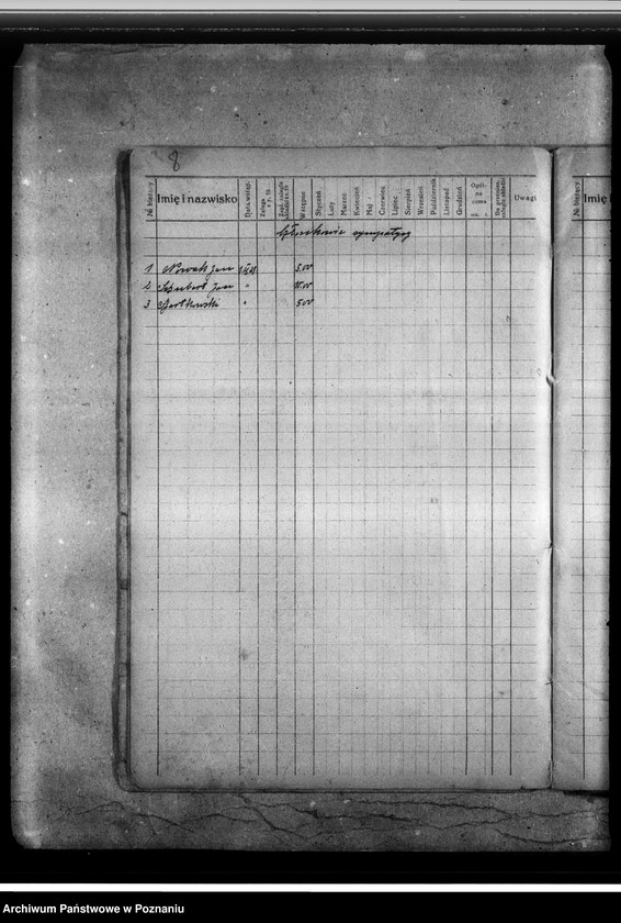 Obraz 12 z jednostki "Ewidencja składek członkowskich Związku Hallerczyków placówki wrzesińskiej"