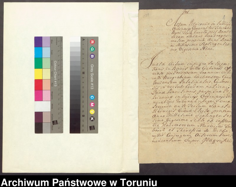 image.from.unit.number "Orzeczenie Trybunału i Kondemnata w sprawie Mirosław i Teresa z Gorzkowskich Trebnicowie przeciw Piotrowi i Antoniemu Kruszyńskim o dzierżawę majątku Cichoradz"