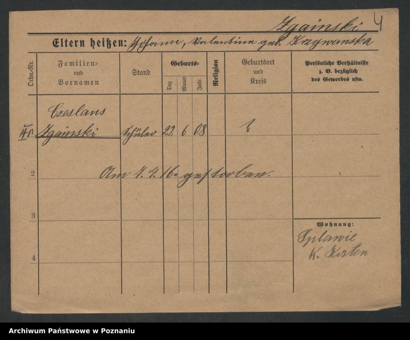 Obraz 6 z jednostki "Zgacinska - Zitzewitz"