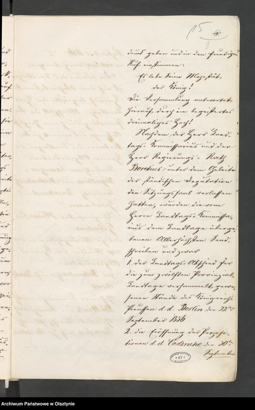 image.from.unit.number "Acta des 13ten Provinzial-Landtages der Stände des Königreichs Preusen. Die Plenar-Sitzungs-Protokolle."