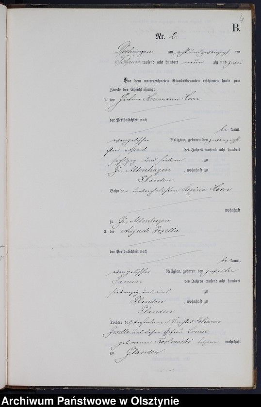 image.from.unit.number "Heiraths-Neben-Register Nr 1 - 16"