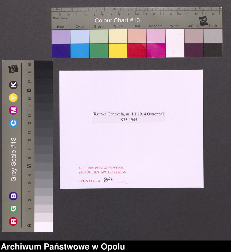 Obraz 2 z jednostki "[Rzepka Genovefa, ur. 1.1.1914 Ostroppa]"