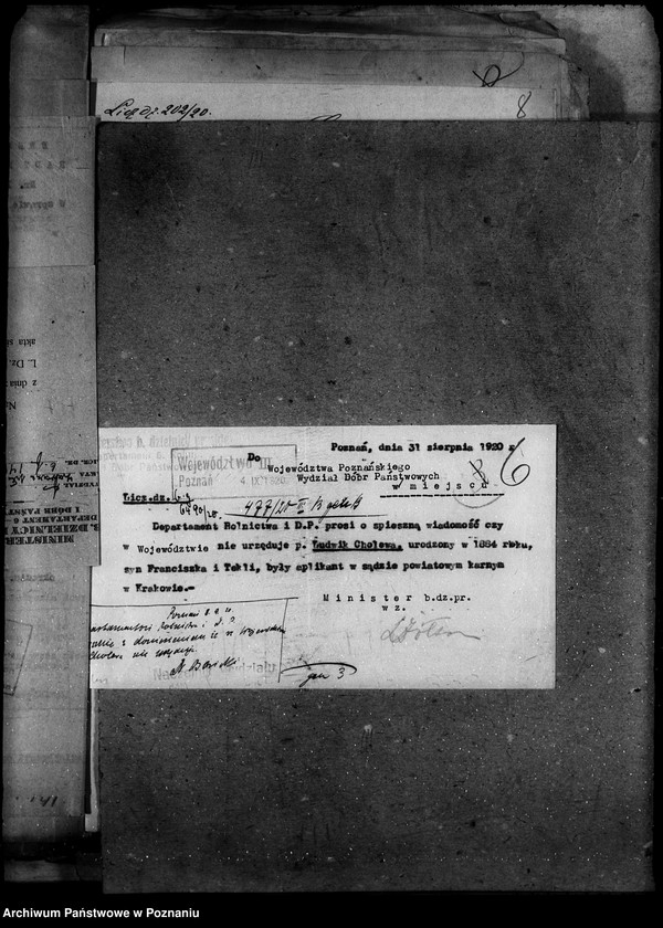 Obraz 10 z jednostki "Sprawy osobowe personalne okólniki informacyjne"