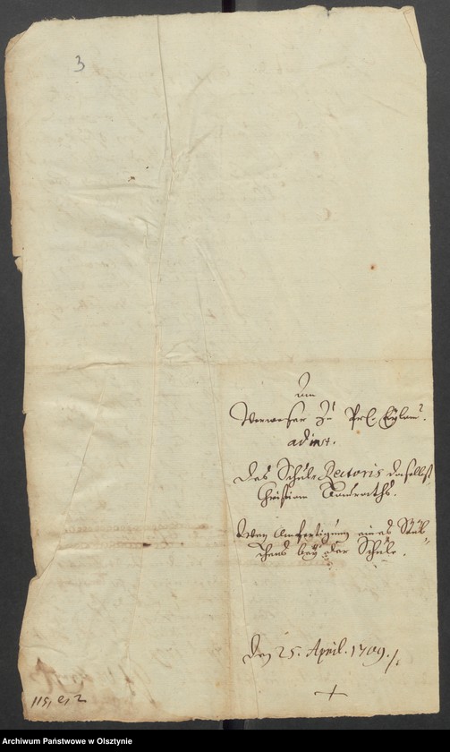 image.from.unit.number "Wegen der Schul=Gebäudes in Pr. Eylau [ Preussisch Eylau /Pruska Iławka]"