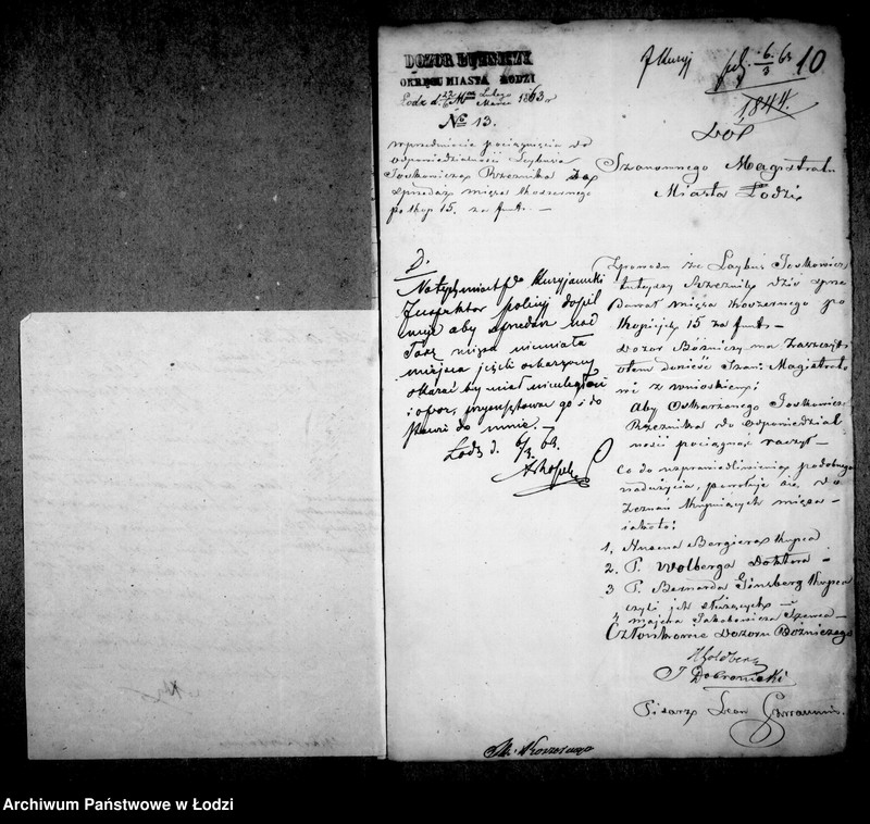 Obraz 11 z jednostki "Akta tyczące się podatku koszernego"