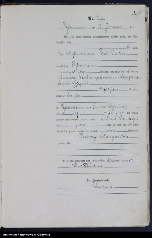 image.from.unit.number "Geburts-Haupt-Register Nr 1 - 88"