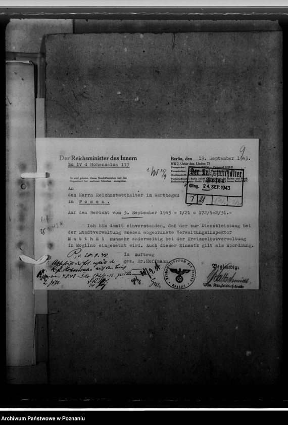 Obraz 13 z jednostki "Schrolle, Ernst; Matthä, Kurt - urzędnicy"