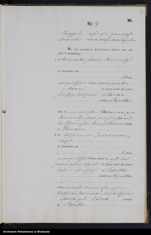 image.from.unit.number "Heiraths-Neben-Register Nr 1 - 5"