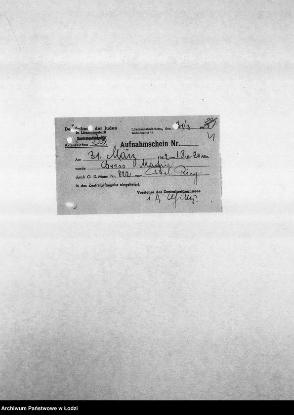 Obraz 7 z jednostki "[Korespondencja PSŻ z Centralnym Więzieniem]"