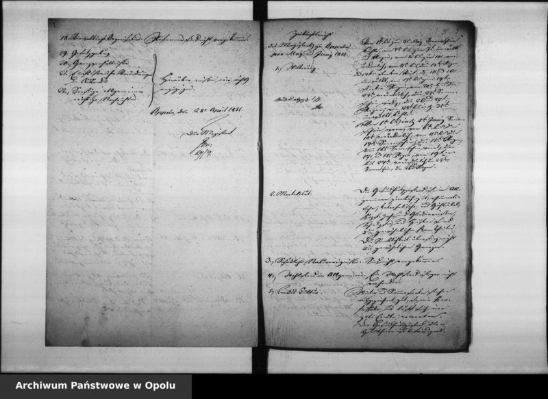 Obraz 9 z jednostki "Acta des Magistrats zu Oppeln betreffend die Erstattung der Zeitungsberichte de anno 1851- 1866"