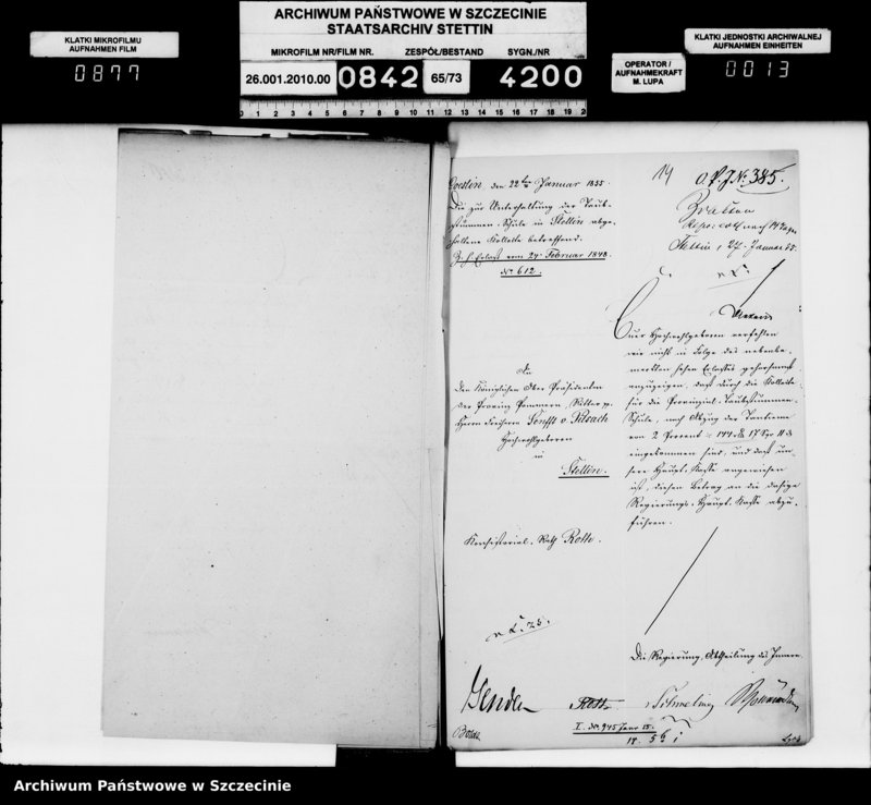 image.from.unit.number "Unterbringung von Taubstummen und deshalb getroffene Verwaltungen und gesammelten Gelder und wegen Errichtung eines Taubstummen-Lehr-Instituts für Pommern, vol. V"