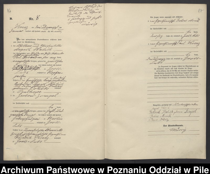 Obraz 11 z jednostki "Księga małżeństw"