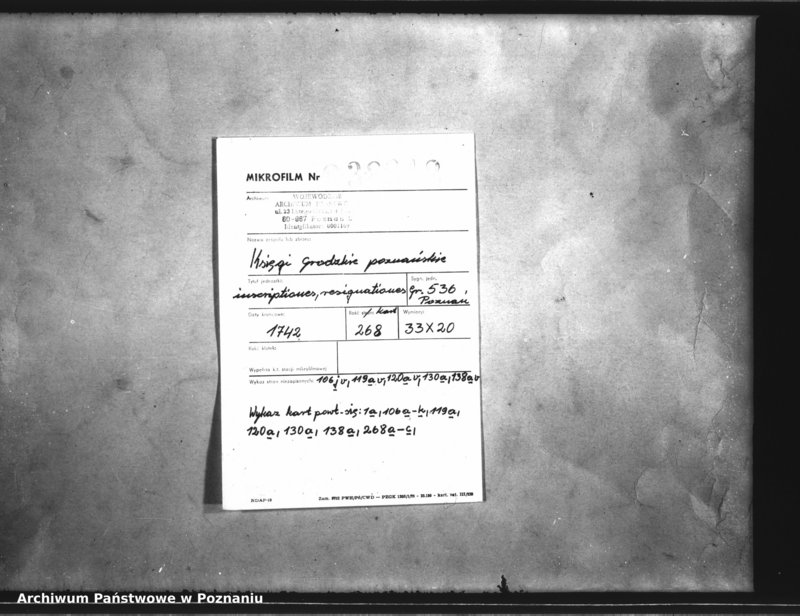 Obraz 2 z jednostki "Inscriptiones, resignationes [protocollon]"