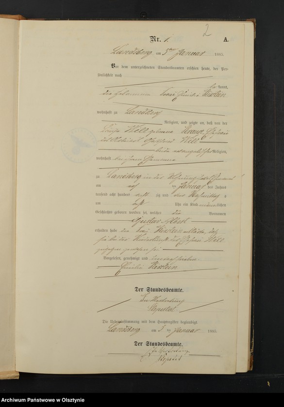 image.from.unit.number "Geburts-Neben-Register Nr 1 - 85"