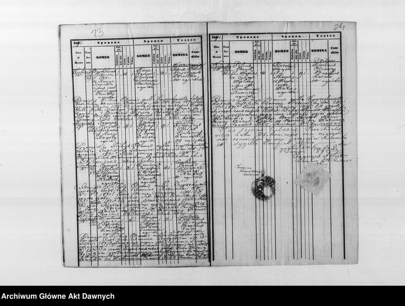 image.from.unit.number "Parafia: Dzików Stary. Dekanat: Lubaczów. Akta metrykalne urodzeń, ślubów i zgonów dla całej parafii."
