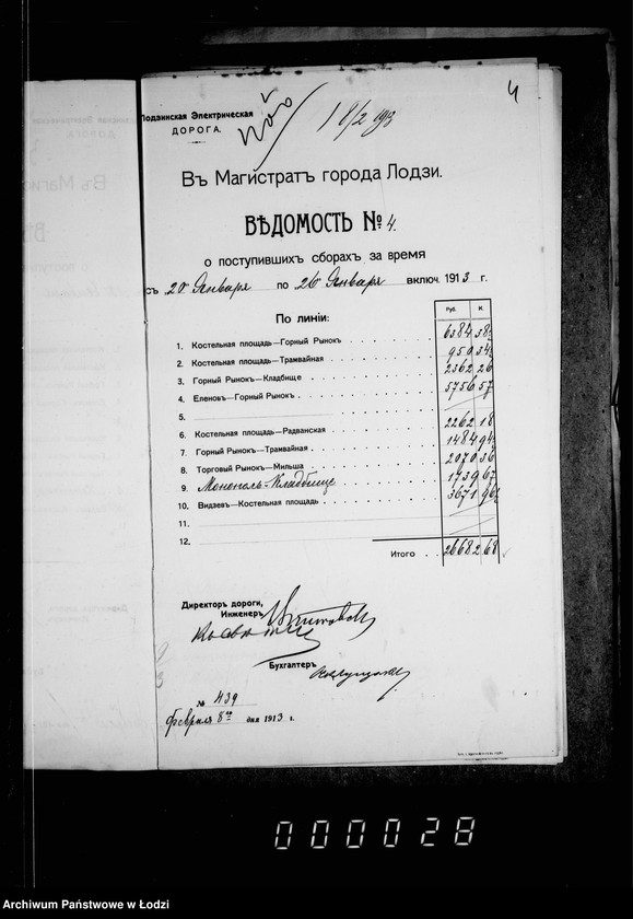 Obraz 9 z jednostki "O dachodach s eksploatacji tramvaev"