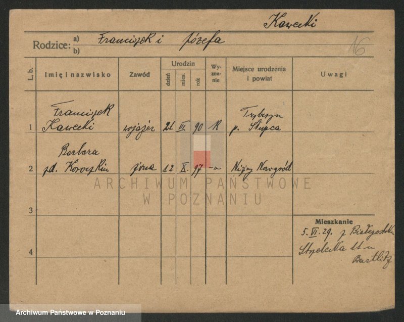 Obraz 16 z jednostki "Kawecki - Kaźmierczak (żonaci)"