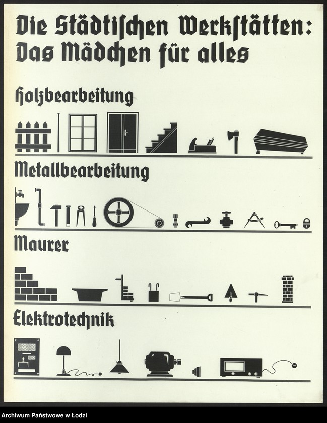 Obraz 7 z jednostki "Die Städtischen Werkstäten: das Mädchen für alles"