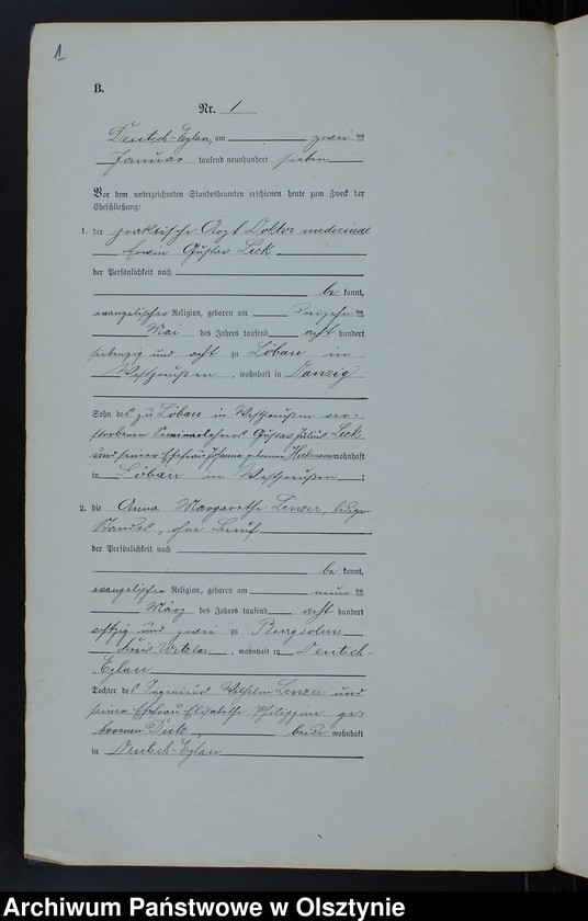 image.from.unit.number "Heiraths-Neben-Register Nr 1 - 42"