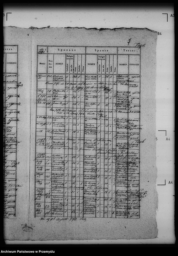 Obraz 11 z jednostki "[Kopie ksiąg metrykalnych parafii Siebieczów z filią Leszczaków (dekanat Bełz)]"