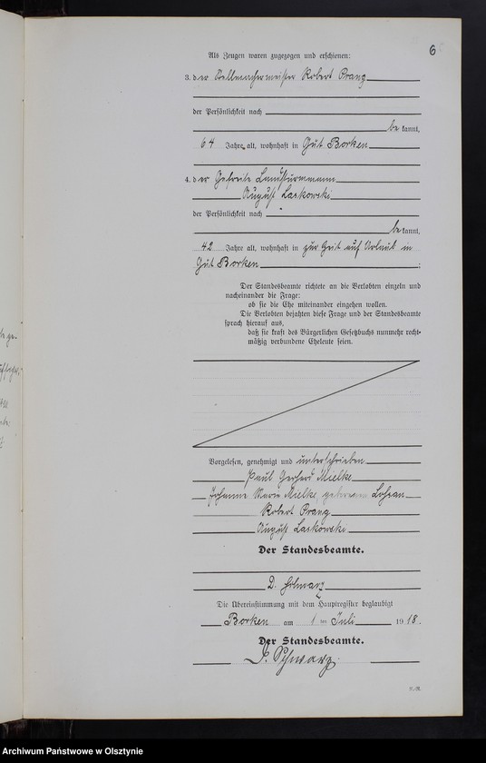 image.from.unit.number "Heirats-Neben-Register Nr 1 - 6 [ Księga małżeństw - wtóropis ]"