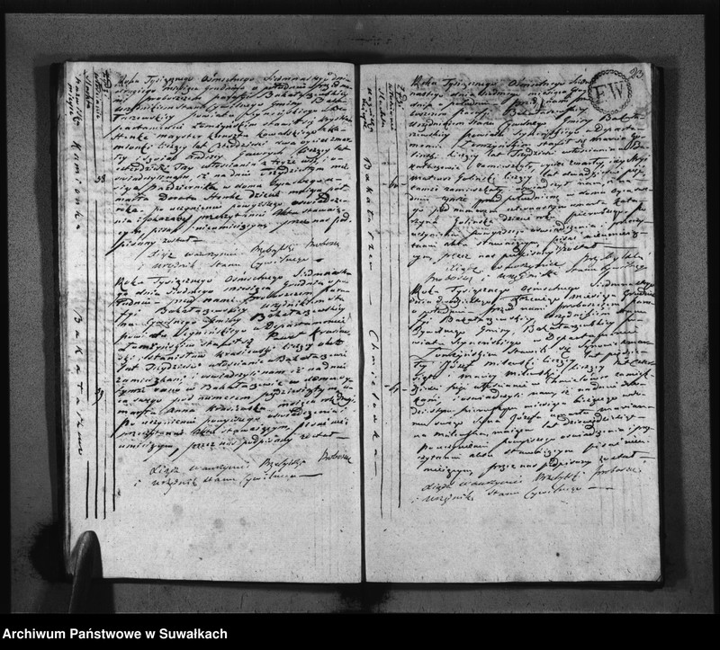 image.from.unit.number "Akta Zeszłych Gminy Bakałarzewskiey"