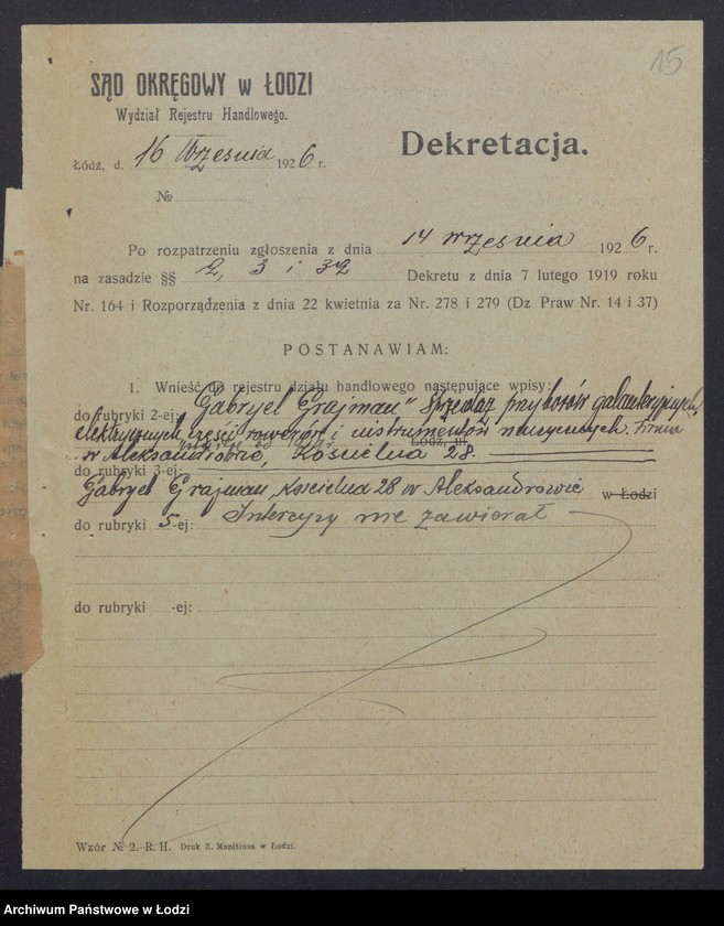 Obraz 17 z jednostki "Gabryel Grajman – sprzedaż wyrobów galanteryjnych"