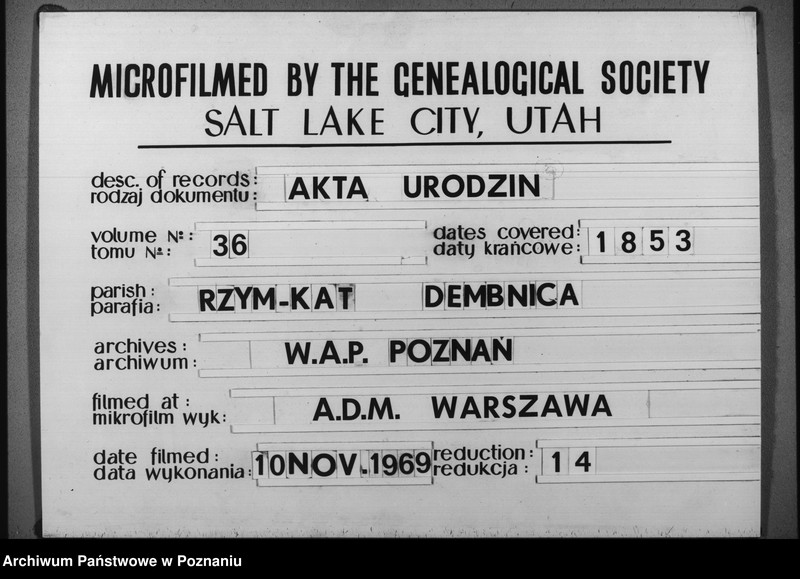 Obraz 1 z jednostki "Duplikat baptisatorum"