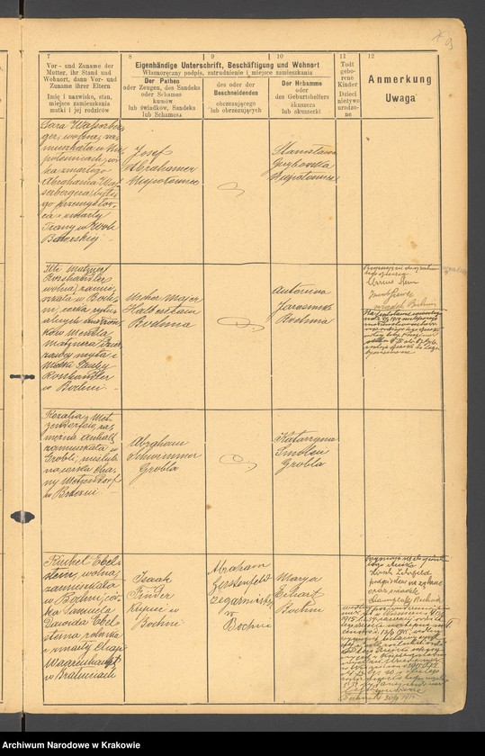 image.from.unit.number "Księga aktów urodzeń"