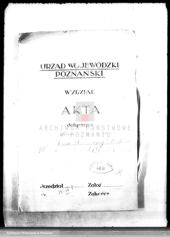 Obraz 4 z jednostki "Zatwierdzenie projektu budowy i urządzenia zakładu przemysłowego nr rej 1503 /odlewy żeliwne lano-kute i budowa maszyn przemysłowych/ Poznań ul. Wrzesińska/ Oraz Fabryka maszyn firmy „Stalum""