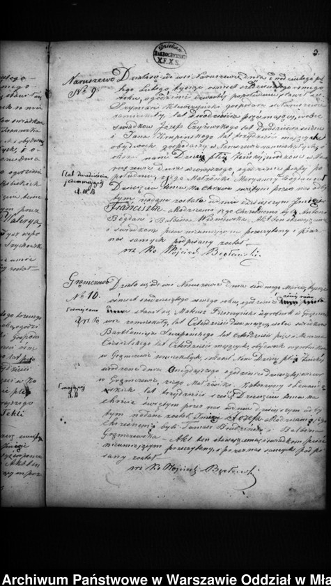 image.from.unit.number "Akta urodzeń, mnałżeństw, zgonów"