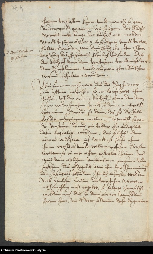 image.from.unit.number "Denunciationenen wegen Delicte u. [und] einer Anstellung in der Franz refor. [reformierte] Kirche"