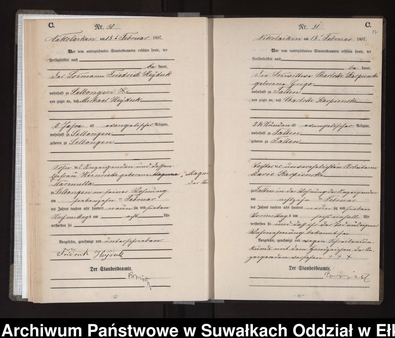 image.from.unit.number "Sterbe-Haupt-Register des Königlichen Preussischen Standes-Amtes Nikolaiken Kreis Sensburg"