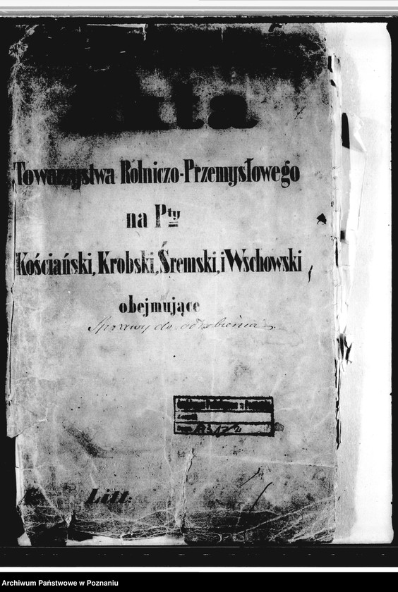 image.from.unit.number "Petycje posłów polskich do sejmu pruskiego między innymi w sprawie stosowania urzędowego nauczania w języku polskim na terenie Wielkiego Księstwa Poznańskiego. Program dla kółek rolniczo- włościańskich. Sprawozdania zarządu towarzystwa. Okólniki. Programy"