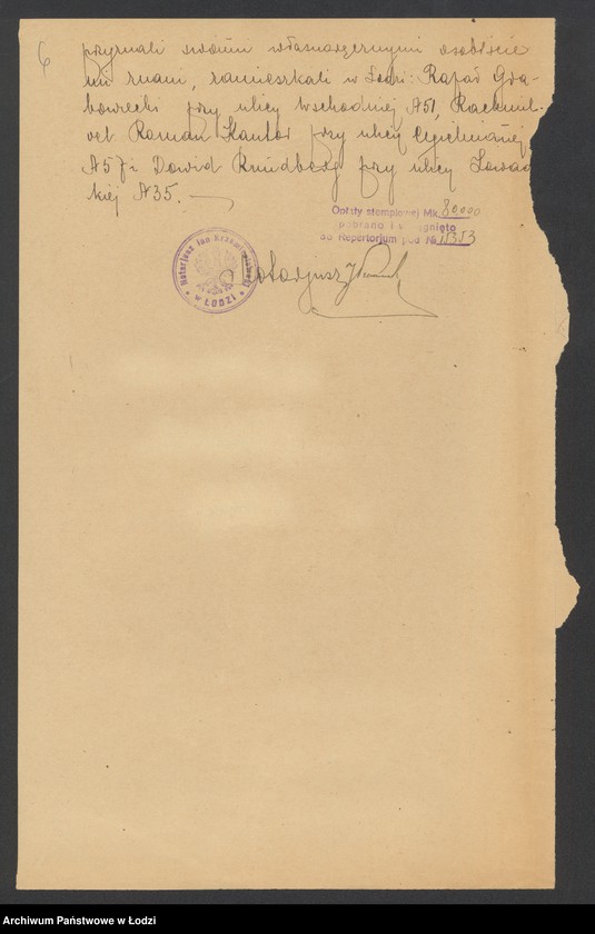 Obraz 8 z jednostki "Grabowiecki, Kantor o Rundberg – sprzedaż towarów włókienniczych"