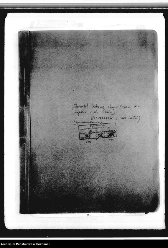 Obraz 4 z jednostki "Sprawozdania z Ostrzeszowa i Szamotuł"