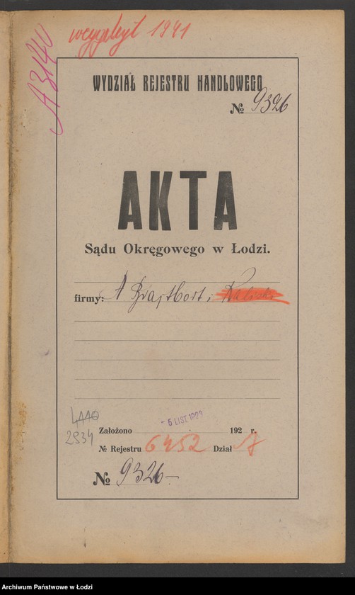 Obraz 2 z jednostki "Ajzel Brajtbort- sprzedaż mąki"