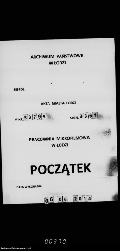 Obraz 1 z jednostki "O melkich počinkach zdanija Lodzinskago Magistrata"