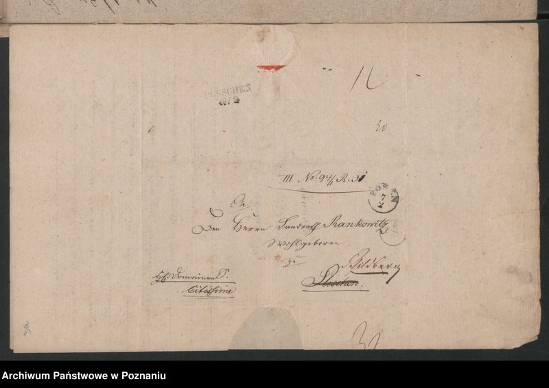 Obraz 7 z jednostki "A. betr. den nach dem Königreich Polen ausgetrittenen Gutsbesitzer Ludwik von Sczaniecki zu Boguszyn"