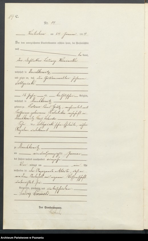 Obraz 16 z jednostki "Sterbe-Haupt-Register"